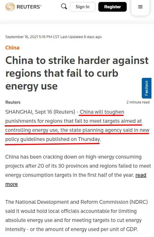 China to Strike Harder Against Regions Influcing Wholesale Chemical Supply